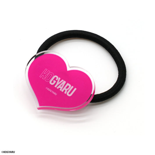 KOGYARU×GiGO　アクリルヘアゴム　ピンク